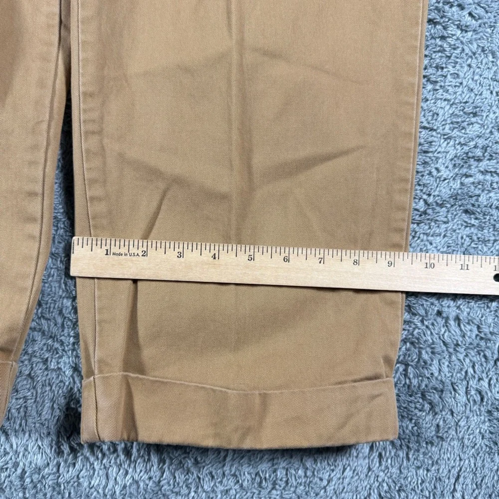Vintage Polo Ralph Lauren Hammond Pant‎ Mens 42x30 Khaki Double Pleated Chino